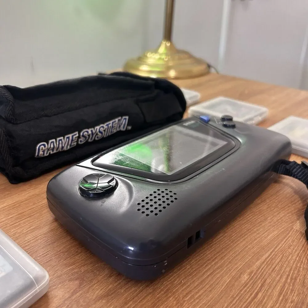 SEGA Game Gear Handheld System - Black With Games FOR PARTS